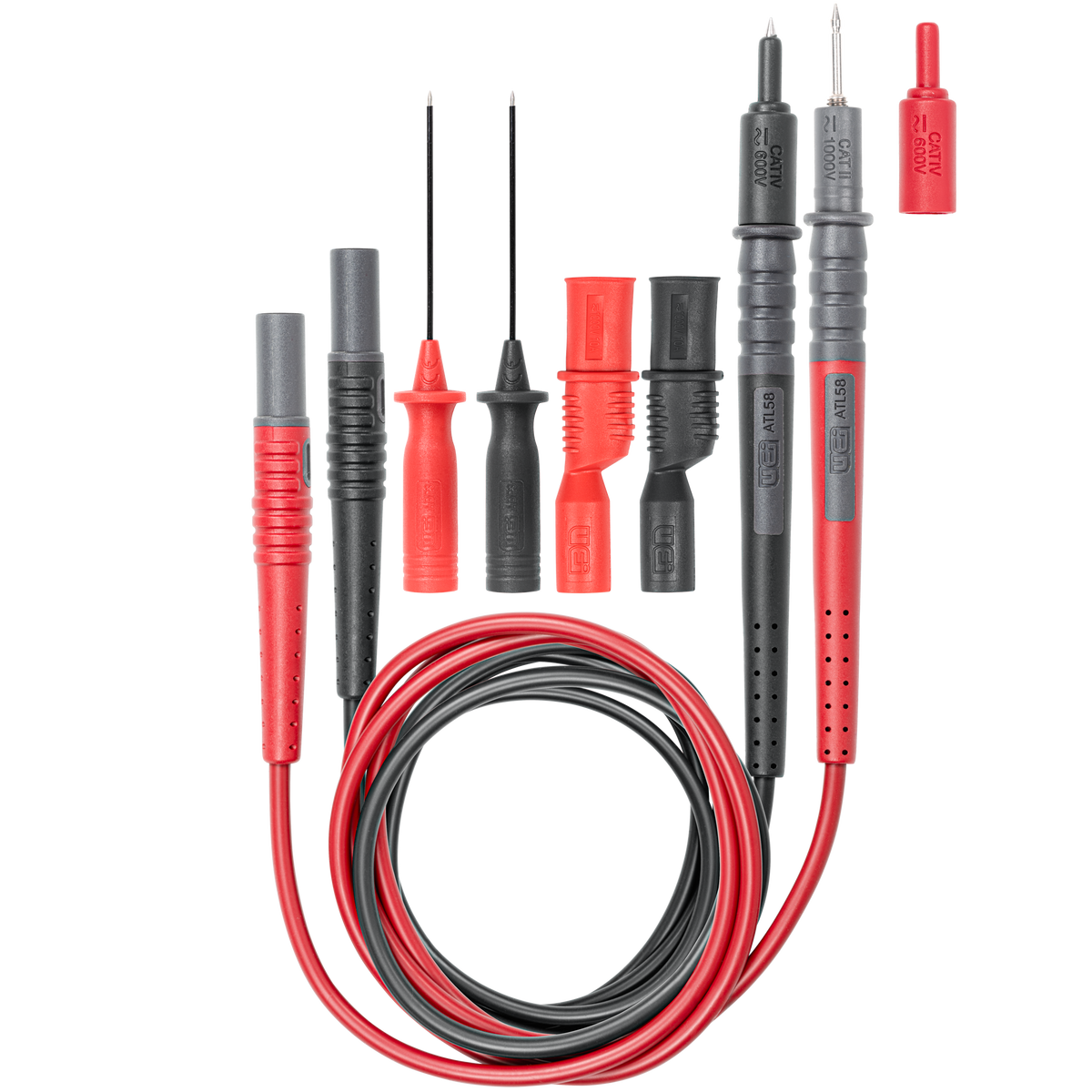DL589, DL599 CATIV Silicone Test Leads w/ ABP3 Back Probe Test Leads