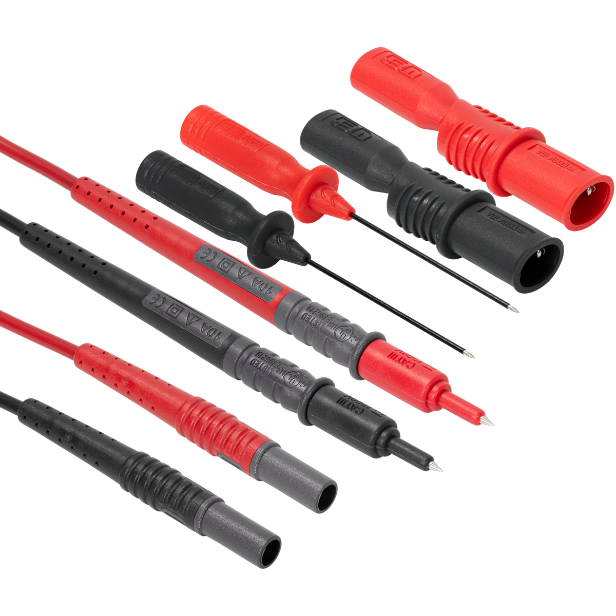 DL589, DL599 CATIV Silicone Test Leads w/ ABP3 Back Probe Test Leads