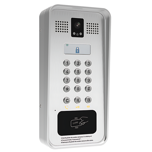I33V - Durable All-in-One Intercom with Night Vision & Dual SIP Lines