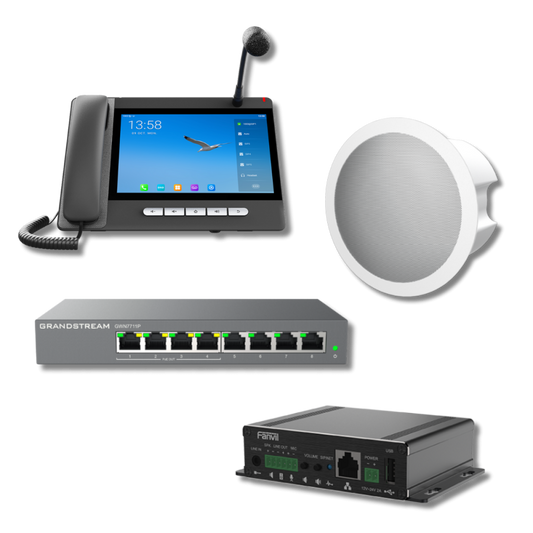 A32IPA3FH-S01-BUNDLE - 10.1" Touch Screen IP Phone with Gooseneck Mic