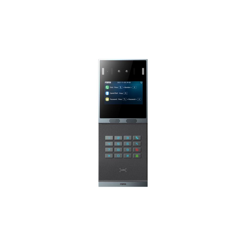 I66 - Face Recognition Door Phone with Audio/Video Communication