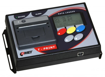 Temperature Recorder with Printer, 2x Binary Input