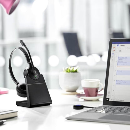 9659-455-125-1 - Wireless Microsoft Teams Headset with Noise-Canceling Mic & Stand