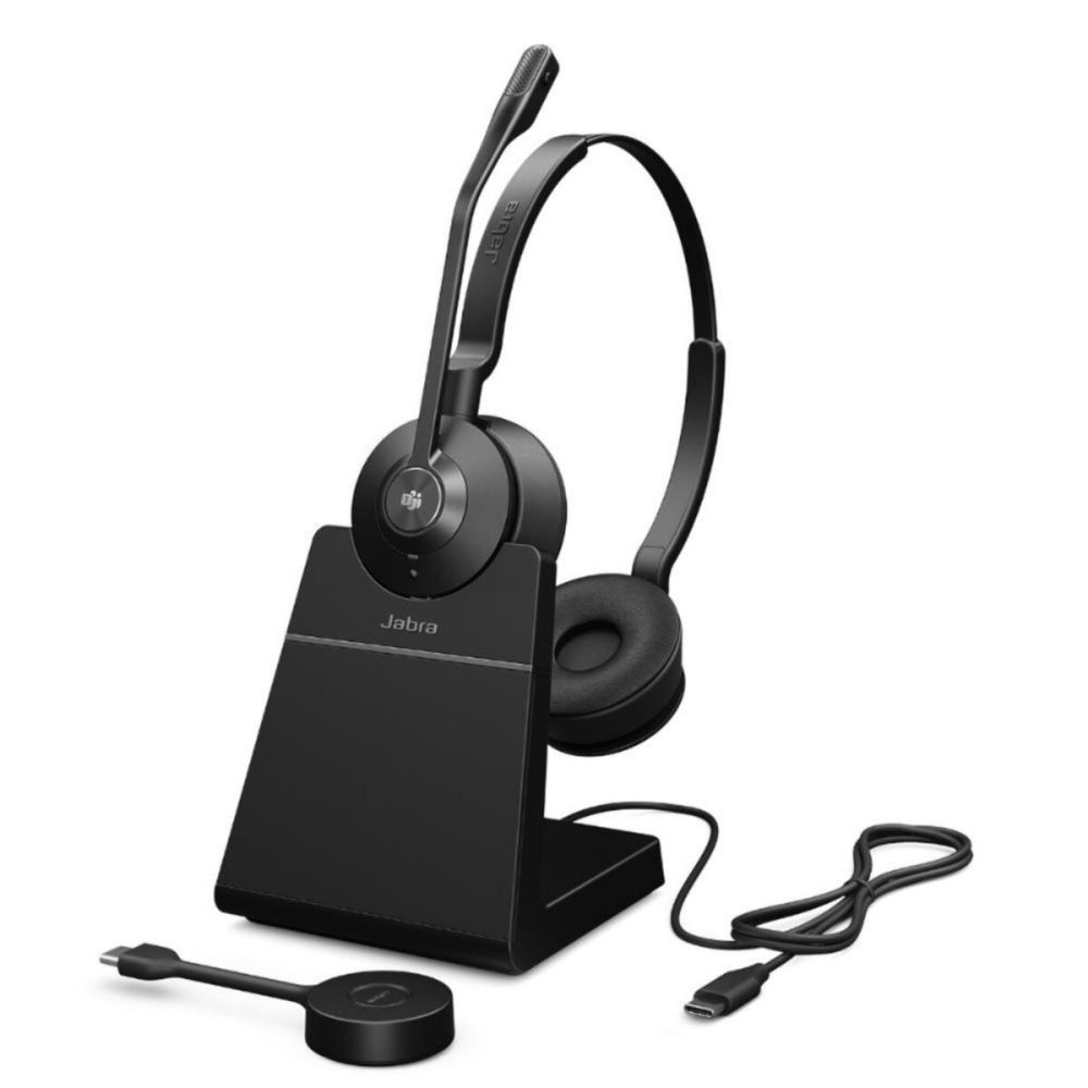 9659-475-125 - Wireless Binaural Headset with Noise-Canceling Mic & Teams Integration