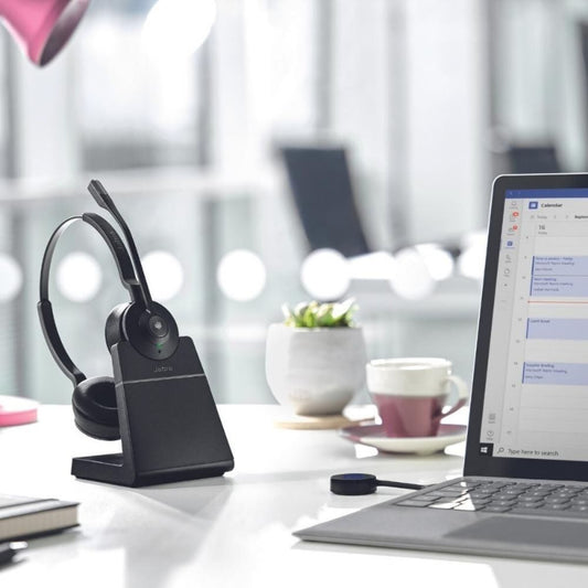9659-475-125 - Wireless Binaural Headset with Noise-Canceling Mic & Teams Integration