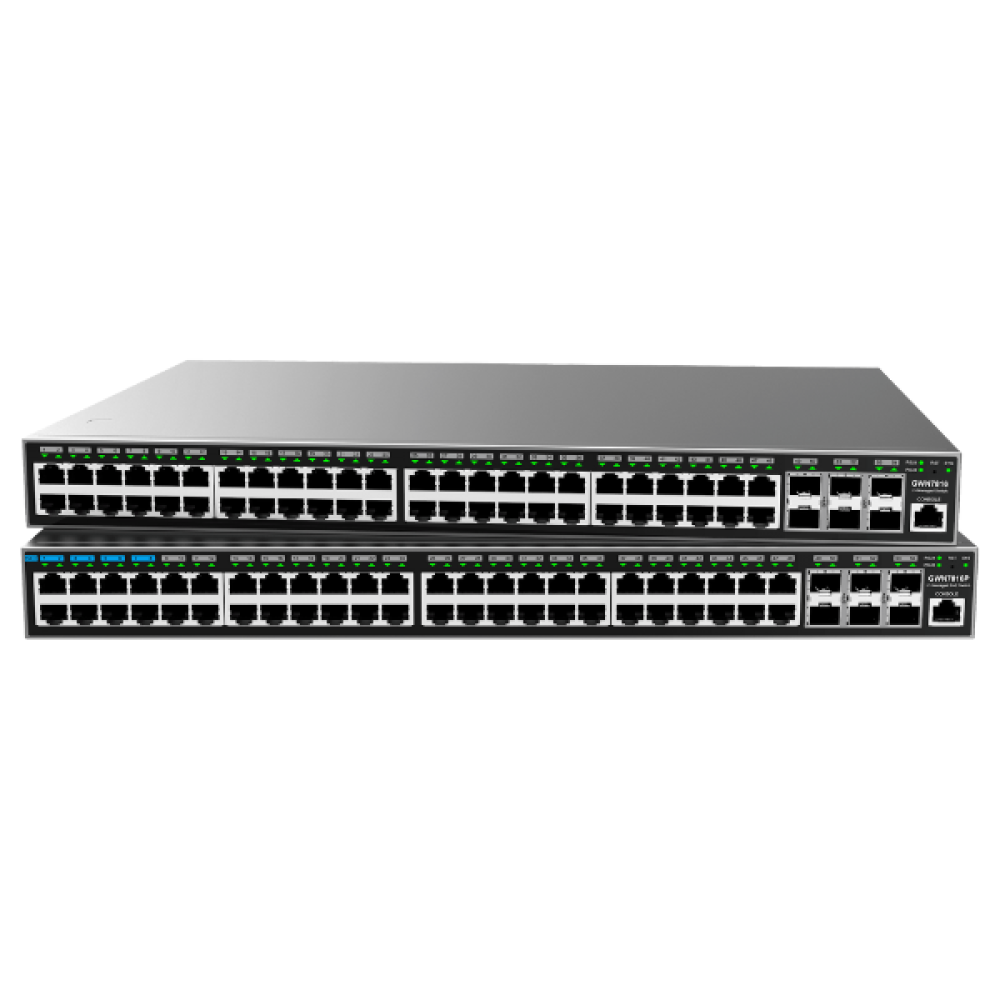 GWN7816(P) - 48-Port Layer 3 Managed Network Switch with PoE Output