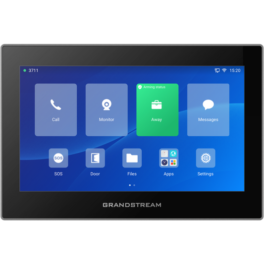 GSC3575 - 7-Inch Black Intercom with HD Audio & Wi-Fi 6 Connectivity