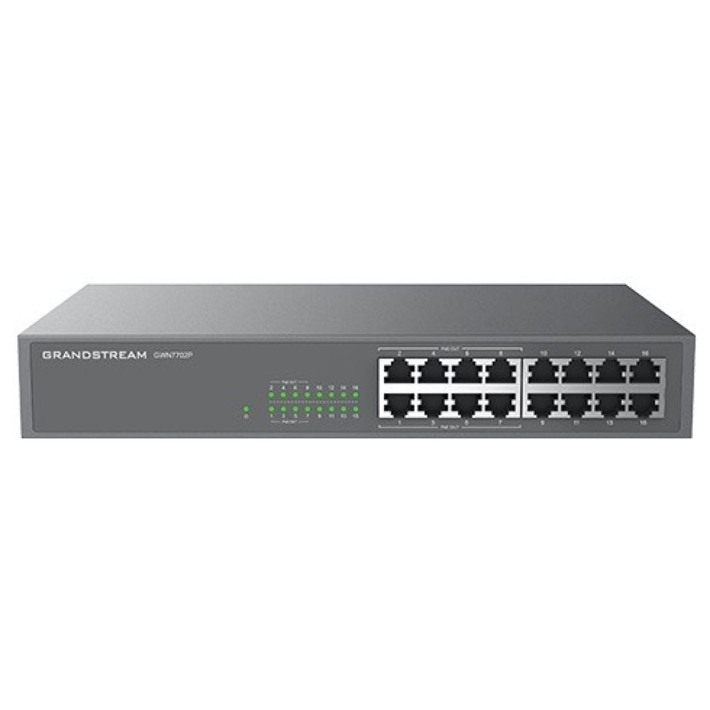 GWN7702P - Gigabit Unmanaged Network Switch for Home & Office