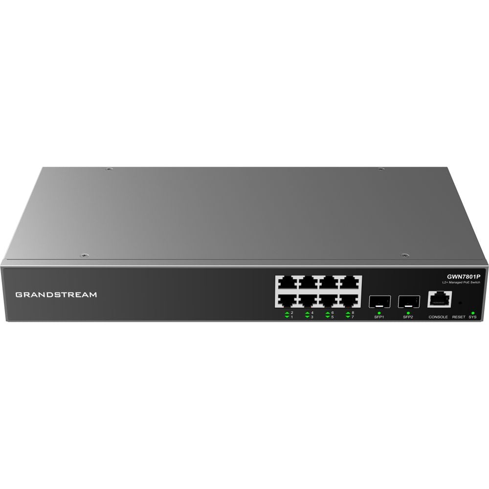 GWN7801P - Advanced Layer 2+ Managed PoE Switch for Reliable Networking