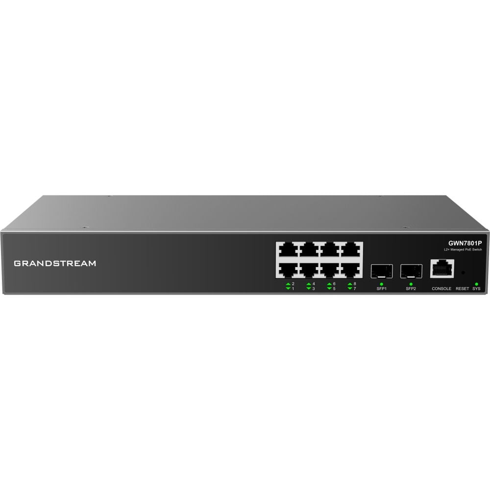 GWN7801P - Advanced Layer 2+ Managed PoE Switch for Reliable Networking
