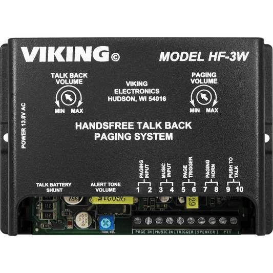 HF-3W - Viking Handsfree Paging Unit with Talk-Back Functionality