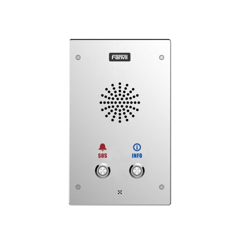 I16S-02P - IP65 Outdoor Intercom with Anti-Tamper and 3W Speaker
