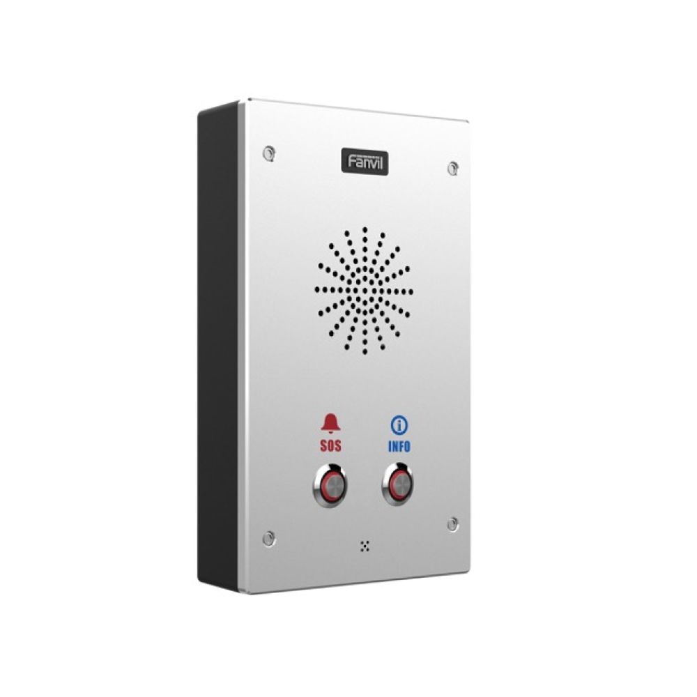 I16S-02P - IP65 Outdoor Intercom with Anti-Tamper and 3W Speaker