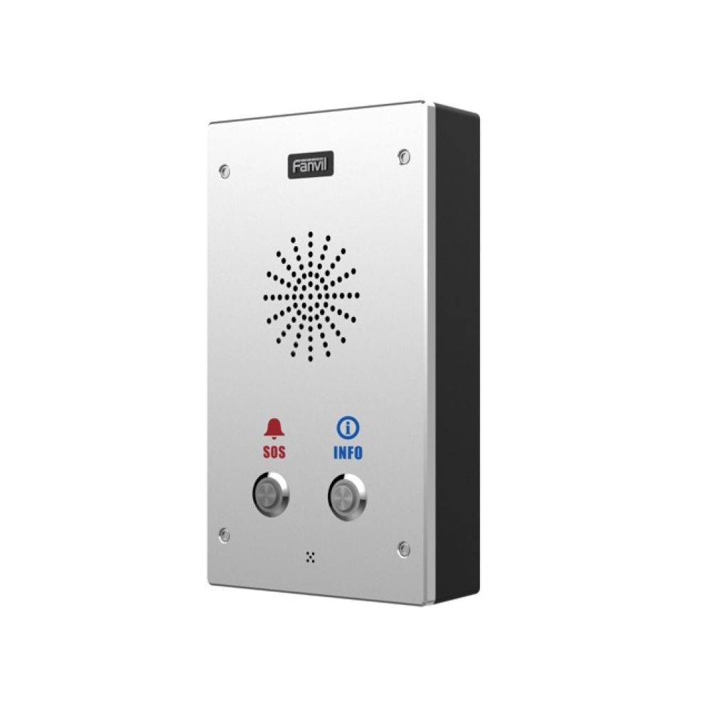 I16S-02P - IP65 Outdoor Intercom with Anti-Tamper and 3W Speaker