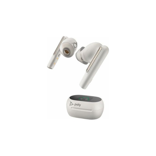 7Y8G8AA - Poly Voyager Free 60+ UC Earbuds with USB-C Adapter and Touchscreen Case