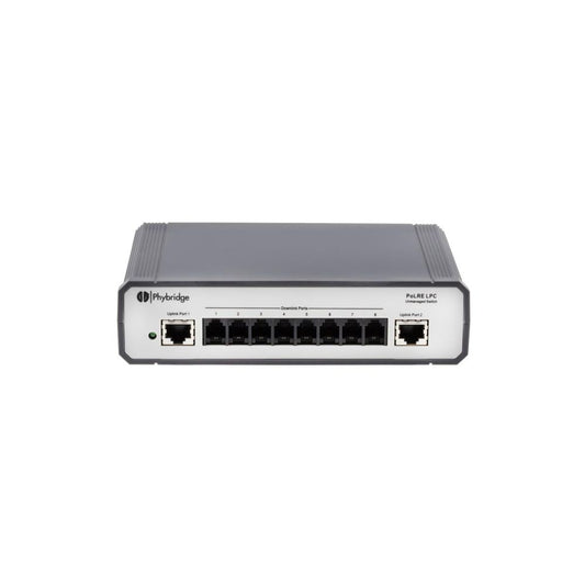 NV-PL-08 - 8-Port PoE Switch for Long-Distance IP Connectivity (Up to 1200 ft)