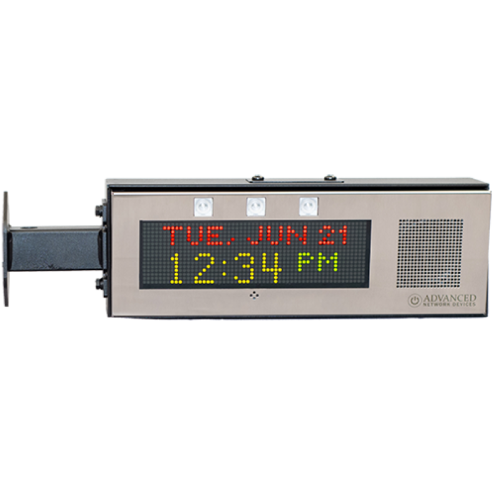 IPCDS-RWB-U - Double-Sided IP Display for Corridors, Universal Mount