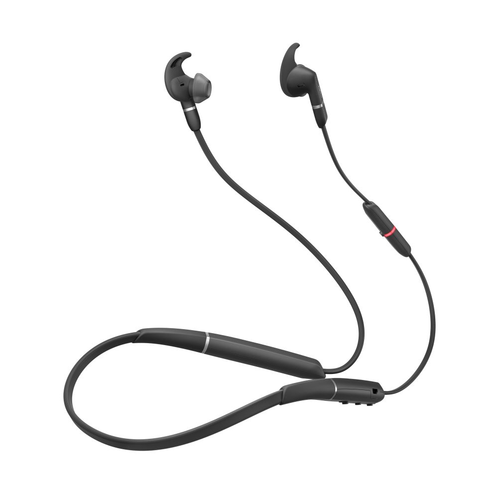 6599-623-109-DIS - Jabra Evolve 65e Bluetooth Earbuds with USB Dongle and Noise Cancellation