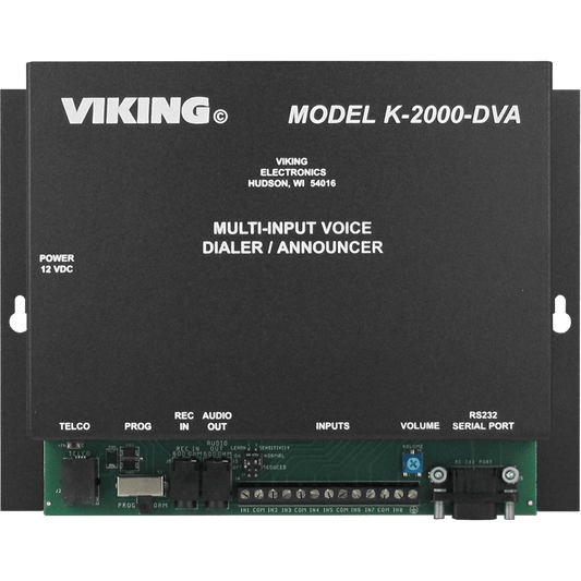 K-2000-DVA - 8-Input Voice Dialer with 1-Minute Messages
