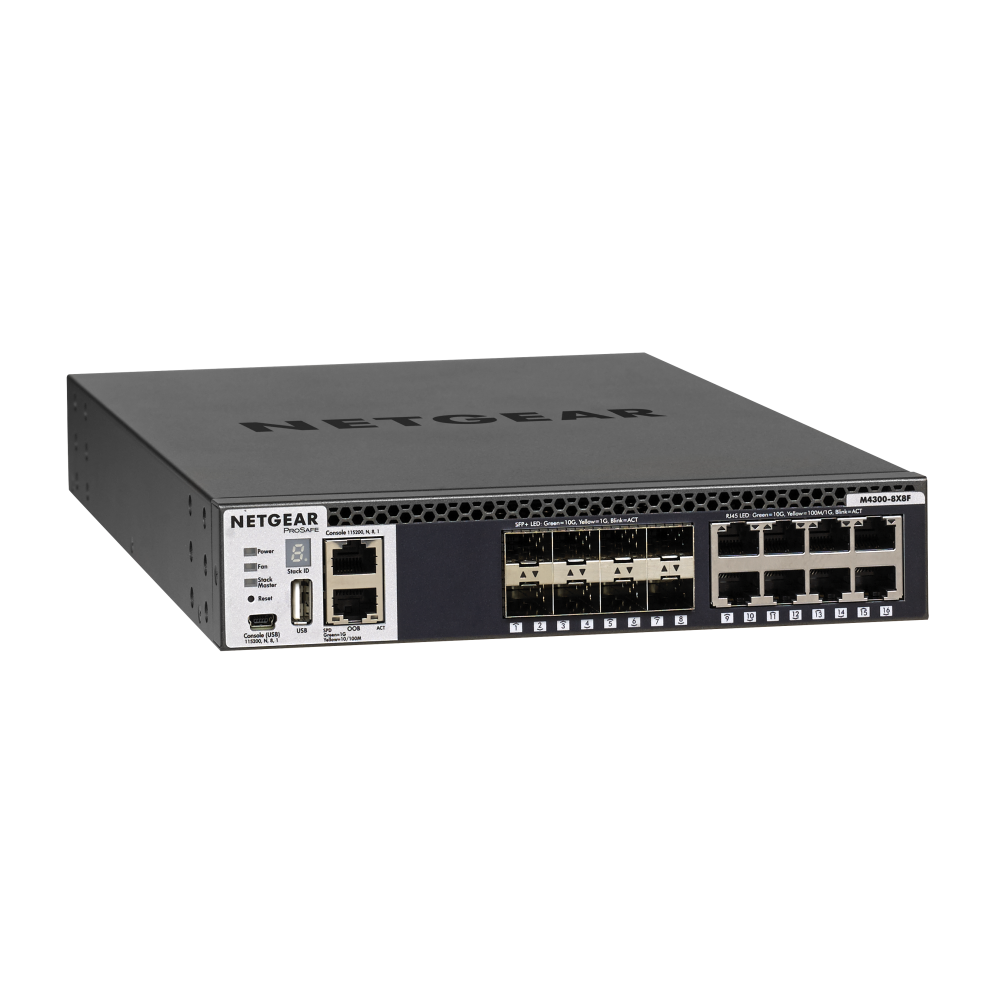 XSM4316S-100NES - 16-Port Managed Switch with 8x10GBASE-T & SFP+