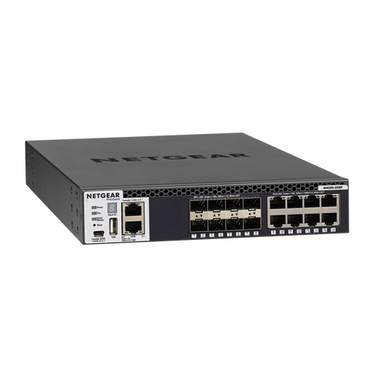 XSM4316S-100NES - 16-Port Managed Switch with 8x10GBASE-T & SFP+