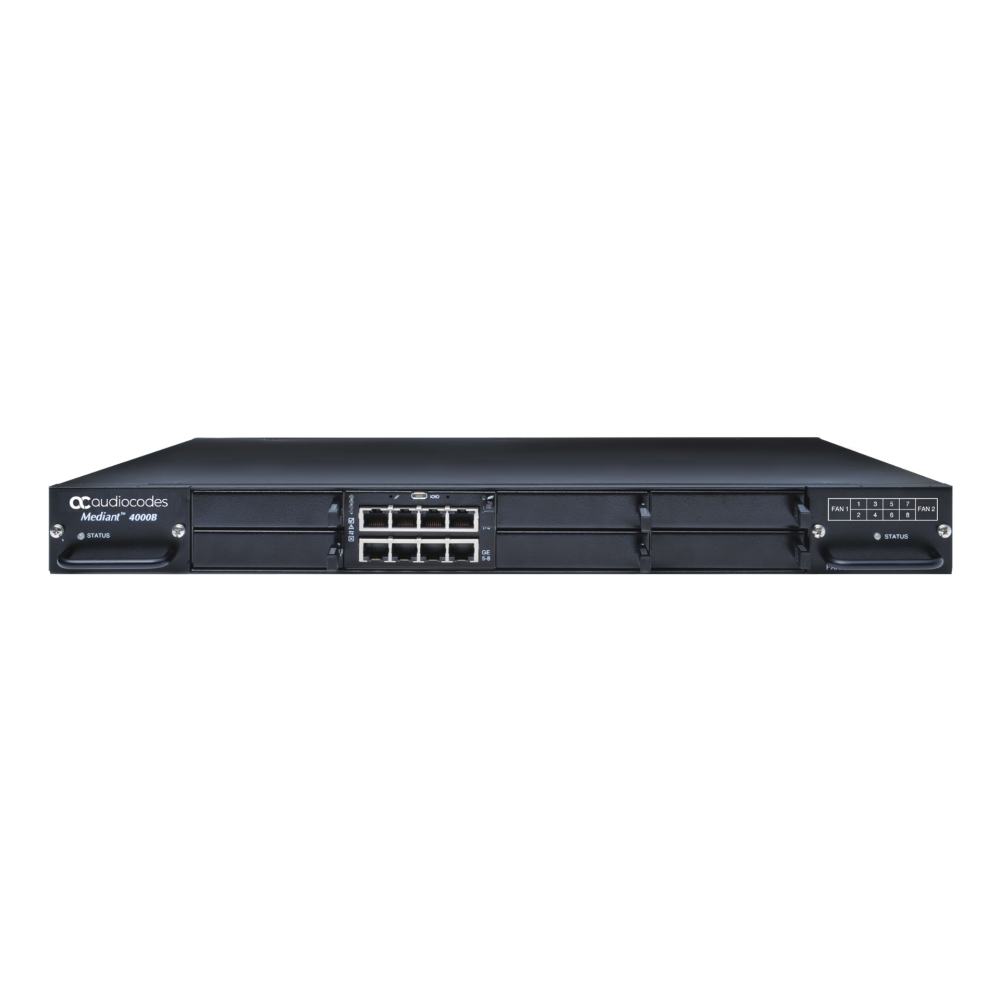 M4KB/BASE/R/DC - Versatile Mediant 4000B SBC for Secure VoIP Networks