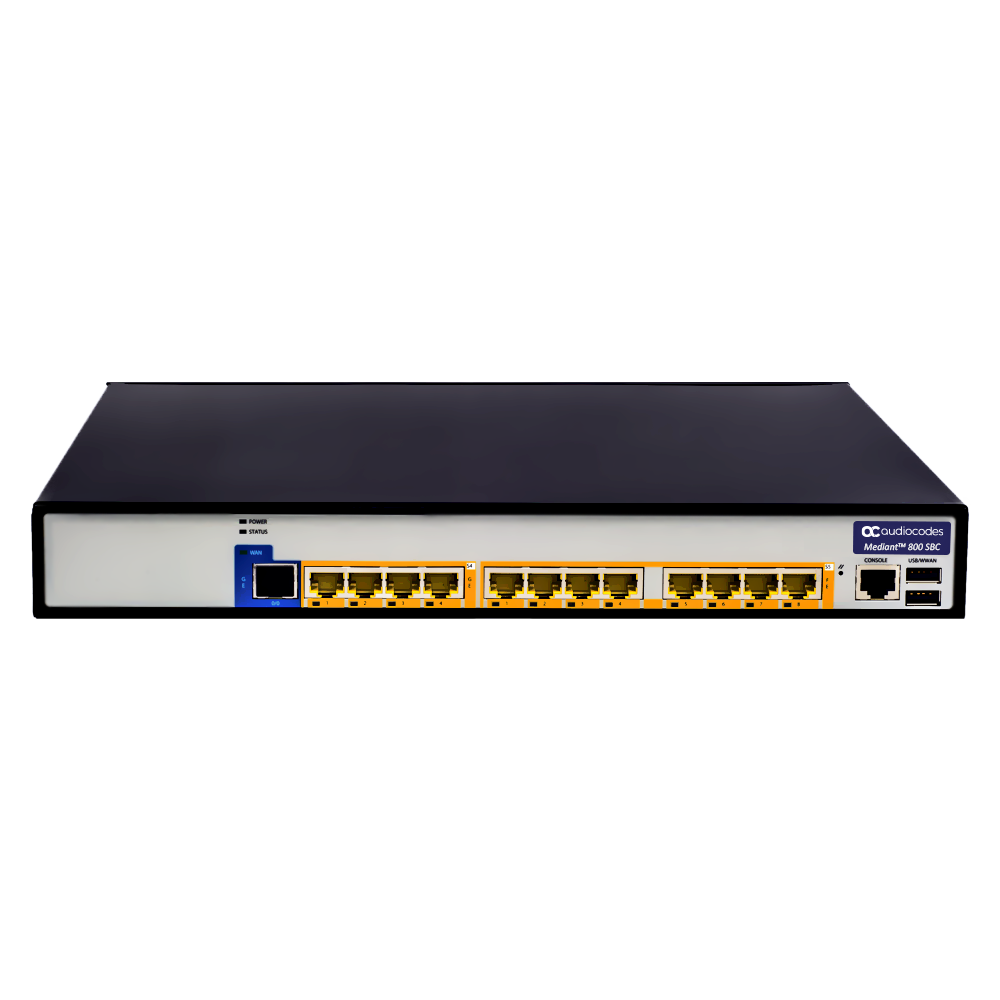 M800B-V-8B4S-4L - Mediant 800B with 8 BRI, 4 FXS Interfaces