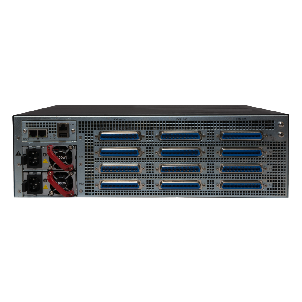 MP1288-144S-2DC-TAA - 144 FXS Ports High-Density VoIP Gateway for Enterprises