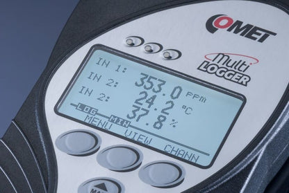 Ethernet Multilogger - thermo hygro meter with 4 MiniDIN inputs