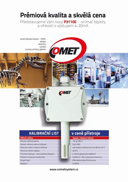 Economy humidity and temperature transmitter with 4-20mA outputs