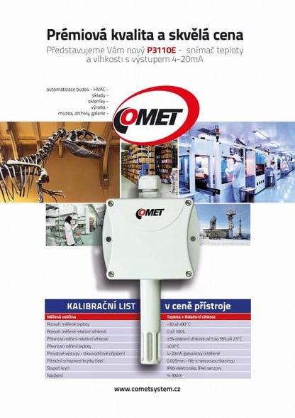 Economy humidity and temperature transmitter with 4-20mA outputs