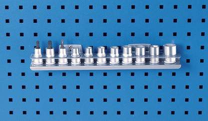 1920634 - Durable Socket Holder for 11 Sockets, 10x25mm Holes