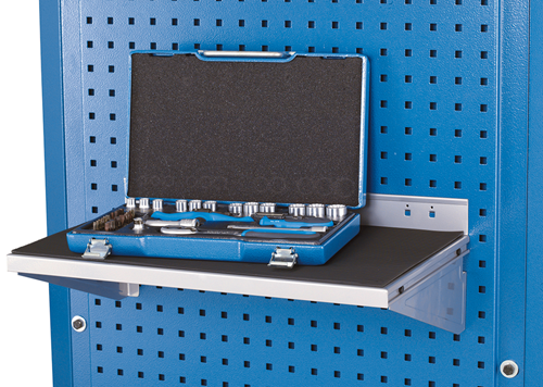 1933191 - Powder-Coated 28" Shelf for 10x38mm Perforated Panels