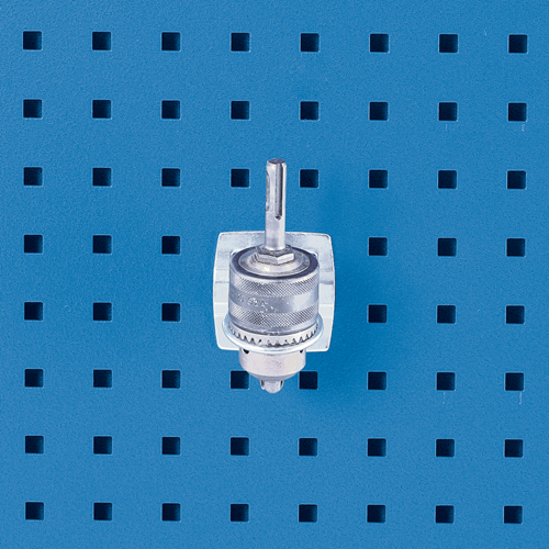 2008513 - 40mm Zinc-Plated Machine Holder for Perforated Panels