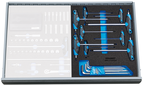2016540 - 17-Piece Off-Set Screwdriver Set in Foam Module 316.5 x 390mm