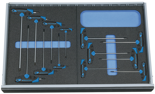 2016567 - Precision Off-Set Screwdriver Set in Check-Tool-Module, 7 Pieces