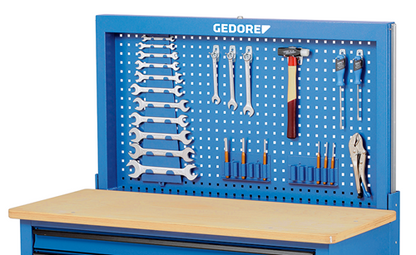 2251787 - 640mm GEDORE Blue Rear Panel for 1504 XL & 1506 XL Workbenches