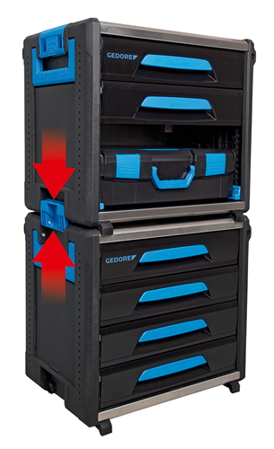 2954311 - Durable 4-Drawer Tool Box Module with 30kg Capacity