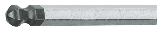 6370170 - Chrome-Plated 2.5mm XL Allen Key with Ball End, 114.5mm Length
