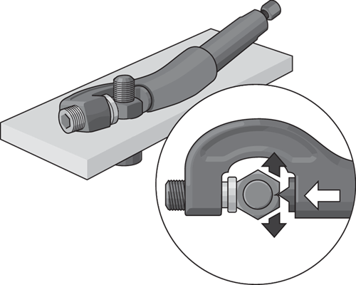 8009530 - Induction Hardened Hydraulic Nut Splitter for Nuts 22-36mm