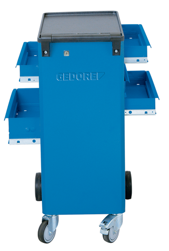 9018140 - 6-Drawer Tool Trolley, H930 x W605 mm, Steel Construction