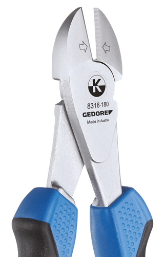 6744510 - Ergonomic 160mm Power Side Cutters with Hardened Steel Edges