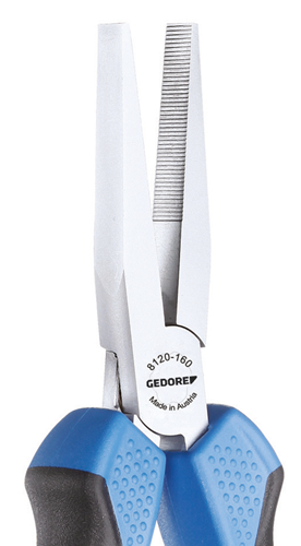 6715170 - 160mm Flat Pliers with Long Jaws & Ergonomic Handles