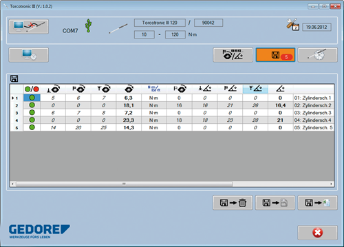 2648636 - Precision 10-120 N·m Electronic Torque Wrench with USB Output