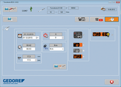2648636 - Precision 10-120 N·m Electronic Torque Wrench with USB Output