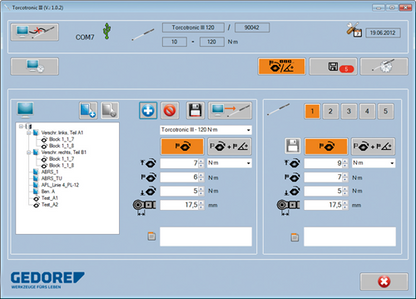2648644 - Precision Electronic Torque Wrench 70-350 N·m with USB Data Transfer