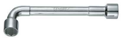 36910 - Chrome-Plated 19mm Double-Ended Socket Wrench with Hexagon Heads