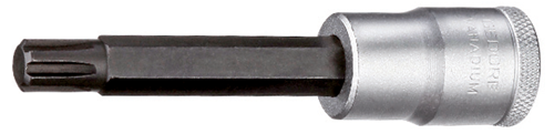 1449877 - 100mm Vanadium Steel RIBE Screwdriver Bit with Safety Feature