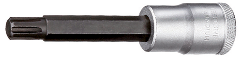 1449850 - 100mm Vanadium Steel RIBE M6 Screwdriver Bit, 1/2" Drive