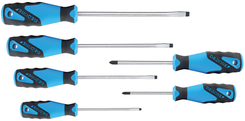 1482300 - Eco-Friendly 6-Piece Screwdriver Set with Ergonomic Handle